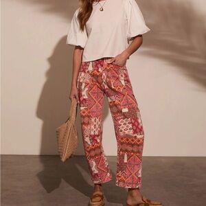 Paisley Barrel Jeans